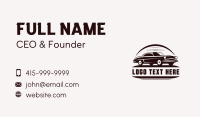 Car Care Vehicle Transport Business Card Design