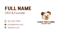 3D Bear Head  Business Card