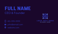 Cyber Technology Microchip Business Card Design