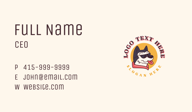 Cool Business Card example 3