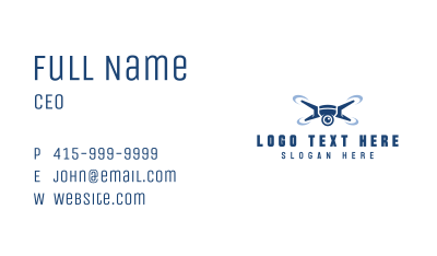 Drone Lens Photography Business Card