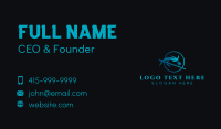 Pole Vaulting Athlete Business Card