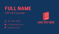 Equipment Business Card example 4