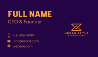 Sand Timer Business Card example 3