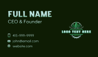 Timber Chainsaw Woodcutter Business Card