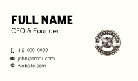Saw Axe Tools Business Card Design