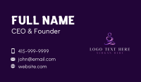 Yoga Meditation Therapy Business Card