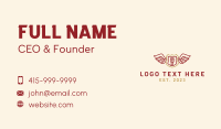 Vulcanizing Business Card example 1