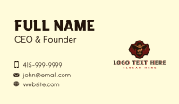 Beard Mustache Cowboy Business Card Design