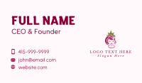 Winery Bar Queen Business Card