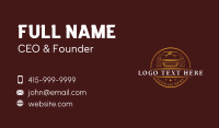 Driving Car Garage Business Card