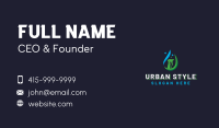 Spray Cleaning Droplet Business Card Design