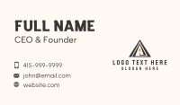 Triangle Candle  Business Card