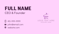 Fashion Belt Accessory  Business Card