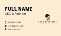 Afro Elegant Woman Business Card