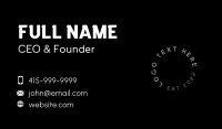 Villa Business Card example 4