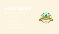 Pine Tree Forest Business Card