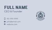 Plunger Wrench Plumber Business Card Design