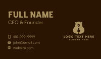 Liquor Drink Bear Business Card Design