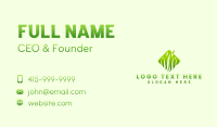 Grass Leaf Nature Business Card