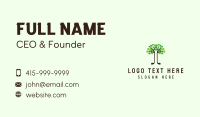 Eco Golf Tree Business Card