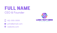 Video Streaming App  Business Card