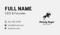 Horse Polo Sport Business Card