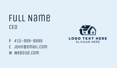 House Construction Tools Business Card