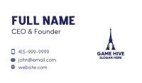 Blue Eiffel Guitar Business Card