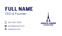 Blue Eiffel Guitar Business Card