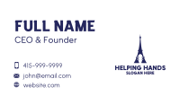 Blue Eiffel Guitar Business Card