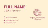 Happy Bird Nest Business Card Image Preview