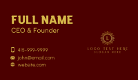 Elegant Royalty Ornament Business Card Design