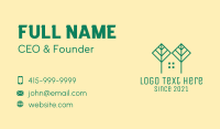 Green Tree House  Business Card
