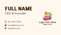 Cat Cake Slice Business Card Design