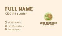 Cute Cartoon Snail Business Card