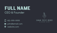 Moon Floral Arrangement Business Card