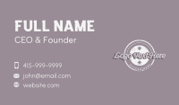 Grungy Hipster Apparel Business Card
