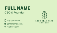 Tree Agriculture Farm  Business Card