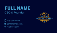 Excavator Business Card example 2
