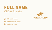 Gold House Roofing Business Card