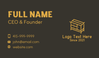 Drawer Dresser Furniture Business Card Design