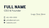 Letterhead Business Card example 4