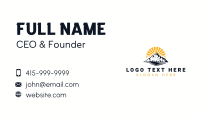 Mountain Hiking Travel Business Card