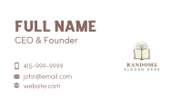 Tree Book Learning Journalist Business Card