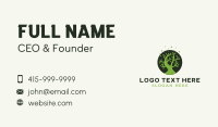 Green Coral Reef Business Card