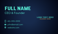 Generic Digital Technology Business Card