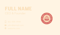 Baking Cake Sweets Business Card