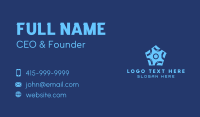 Geometric Shapes Business Card example 3
