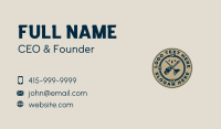 Hipster Plumber Repair Business Card Design